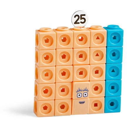MathLink®Cubes Numberblocks in romana Set de activitati de la 21 - 30 - Img 3