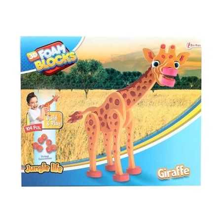 Puzzle 3D Spuma Girafa 104 piese Toi-Toys TT43547A - Img 4