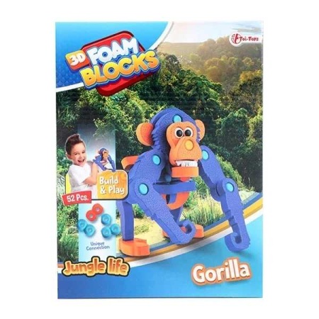 Puzzle 3D Spuma Maimutica 52 piese Toi-Toys TT43543A - Img 5