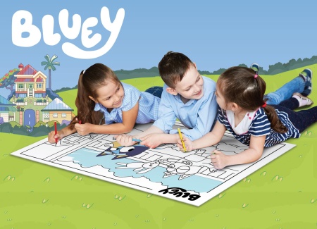 Puzzle de colorat maxi - Bluey (60 de piese) - Img 4