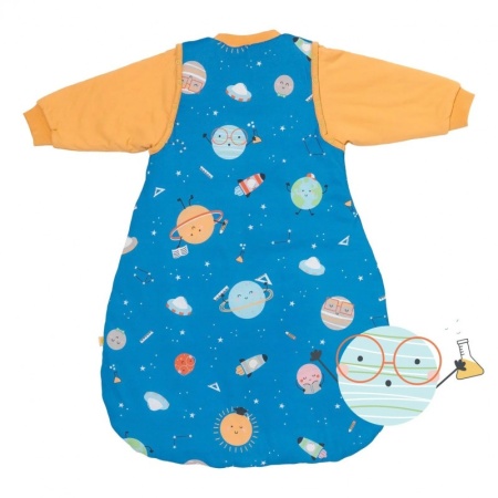 Sac de dormit cu maneca lunga detasabila Space 80 cm 2.5 Tog - Img 2
