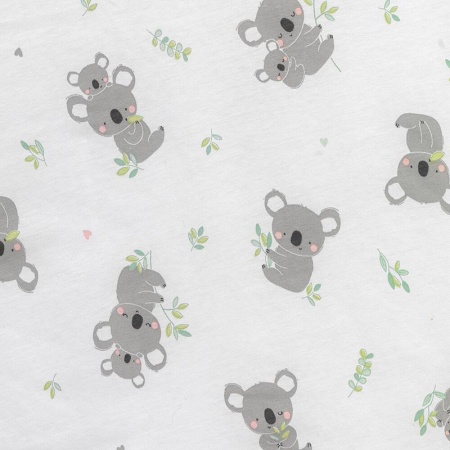 Sac de dormit cu picioruse si maneca lunga detasabila Koala bear 110 cm + manseta 2.5 Tog - Img 5