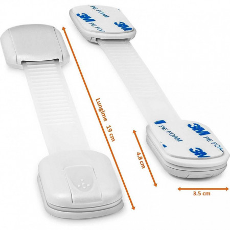 Set 10 Sisteme de siguranta multifunctionale reglabile 19 cm Bambinice BN045 - Img 2
