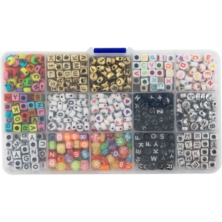 Set 15 modele margele alfabet Grafix GR240020 - Img 2