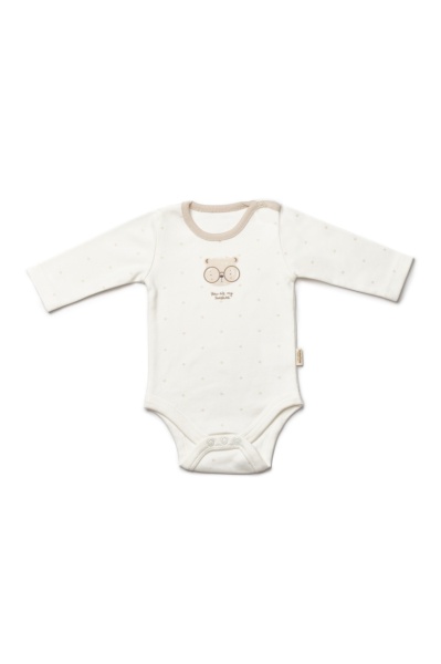 Set cadou nou nascut 5 piese, TeddyBear, BabyCosy, marime 0-3 luni - Img 4