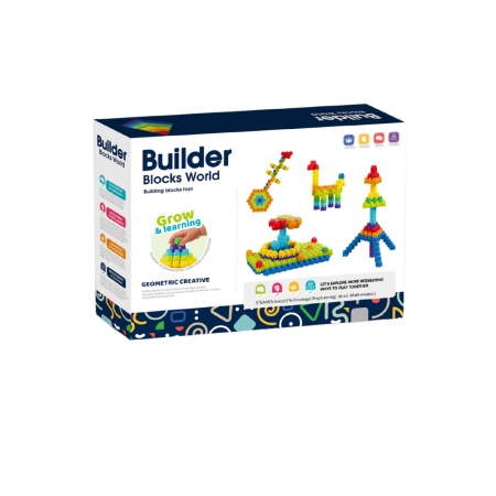 Set de constructie STEAM - Micutul constructor (160 piese) - Img 3