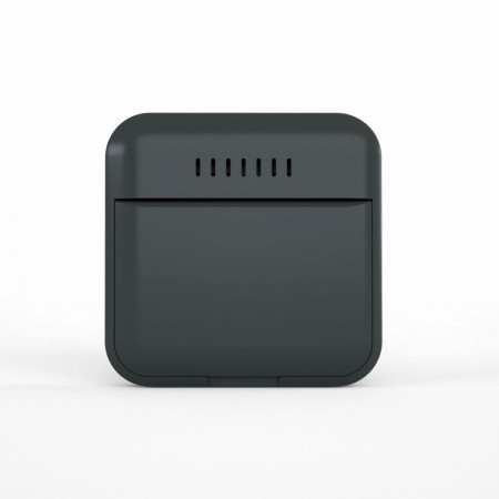 Termometru si higrometru digital de camera, ecran LCD, memorie, suport expandabil cu magnet, negru, AirBi SMILE BI1041 - Img 5