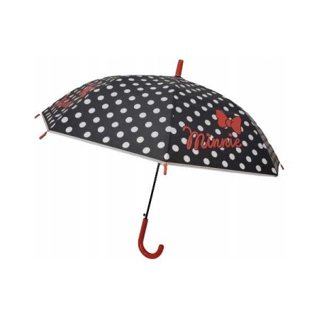 Umbrela copii POE semiautomata Minnie Black and White Dots, diametru 75 cm EPLUSM EPMDISMF52509037W - Img 3