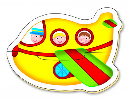 Baby Puzzles: Set de 6 puzzle-uri Transport (2 piese) - Img 3