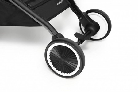 Carucior sport pliabil ultracompact pentru calatorii Espoo+, Vanilla Delight, Beige, Skiddou - Editie Limitata - Img 2