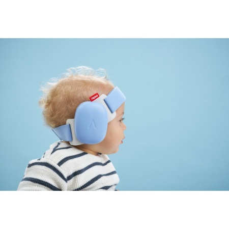 Casti antifonice pentru bebelusi si copii pana la 4 ani, ofera protectie auditiva, SNR 24, albastru, ALPINE Muffy Baby Sky Blue ALP29673 - Img 6