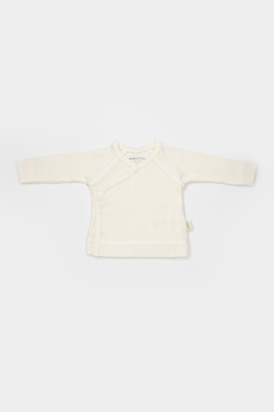 Cutie 4 piese pentru nou nascut - 100% bumbac organic - Ecru, BabyCosy - Img 7