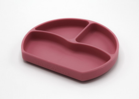 Farfurie din silicon cu 3 compartimente pentru auto-diversificare BabyJem (Culoare: Gri) - Img 8