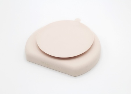 Farfurie din silicon cu 3 compartimente pentru auto-diversificare BabyJem - Img 4
