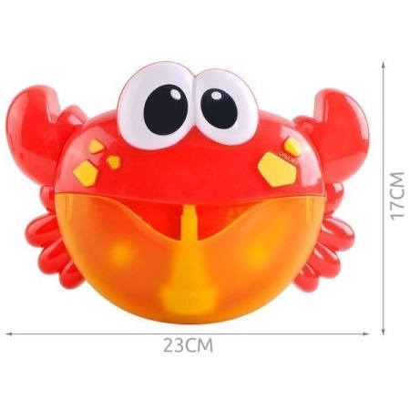 Jucarie de baie, Crab cu baloane muzicale de sapun Iso Trade MY17383 - Img 2