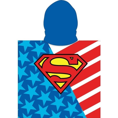 Poncho cu gluga Superman 55x110 cm EPLUSM EPMSUP5246275 - Img 2