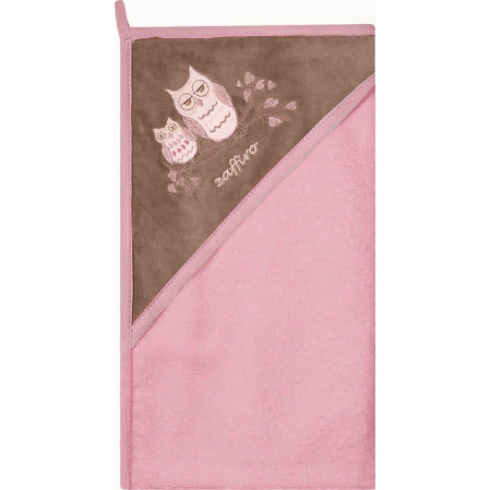 Prosop de baie cu gluga imprimeu velur 80 x 80 cm Womar Zaffiro AN-OW-01 - Img 7