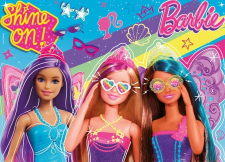 Puzzle de colorat maxi - Barbie (4 x 48 de piese) - Img 4