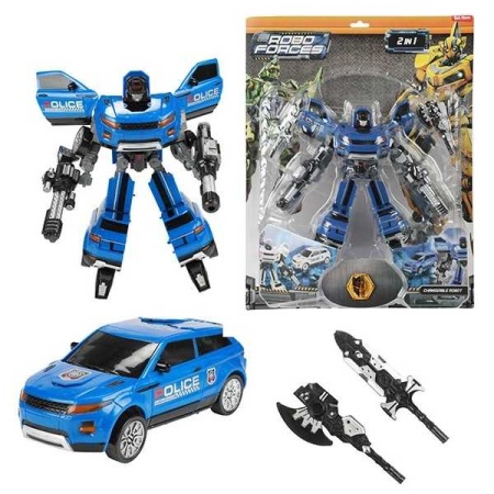 Robot Transformabil in Masina SUV Roboforces 20 cm Toi-Toys TT30087Z