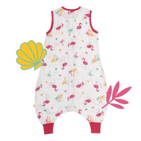 Sac de dormit cu picioruse Bamboo Flamingo 100 cm 0.5 Tog - Img 2