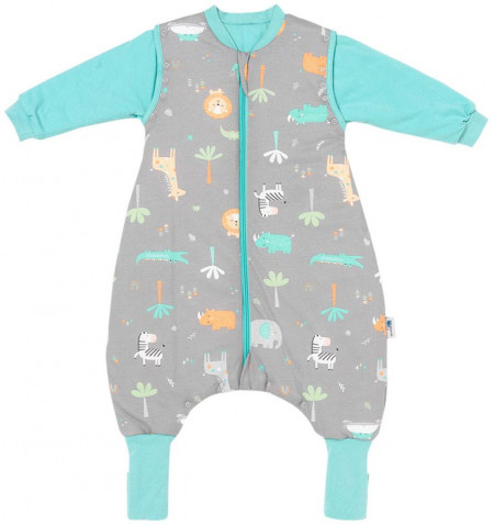 Sac de dormit cu picioruse si maneca lunga detasabila Safari 6-12 luni 3.5 Tog