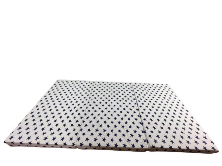 Saltea Pliabila Spuma Poliuretanica 120x60x5 cm - Dark Blue Stars - Img 2