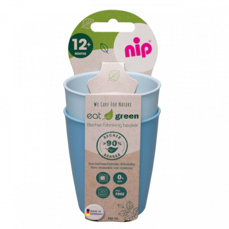 Set 2 pahare de baut nip Eat Green 37067 - Img 3