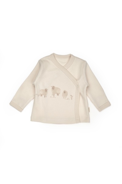 Set de 10 piese pentru nou nascut, 100% bumbac organic, Lamb, BabyCosy - Img 4