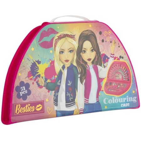 Set pentru pictura in valiza Besties 51 piese Grafix GR140036 - Img 4
