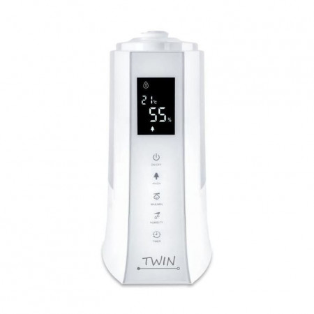 Umidificator cu ionizare si difuzor arome TWIN alb, Airbi BI3222 - Img 2