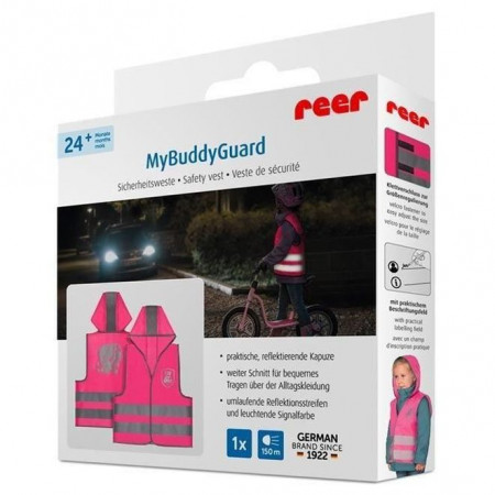 Vestă de siguranță MyBuddyGuard Elefant" roz REER 53022" - Img 2