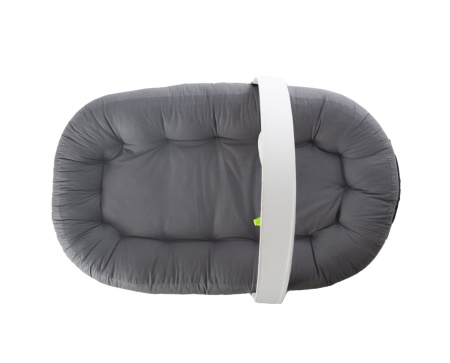 Babynest cu bara de jucarii, BabyJem, antracit - Img 6