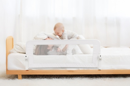 Bariera de protectie, BabyJem, 120 x 48,5 cm, alb - Img 2