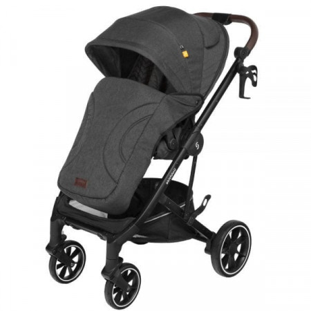 Carucior 2 in 1 Moss, Onyx, Negru, Skiddou - Img 2