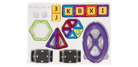 Joc de constructie magnetic - 98 piese - Img 2