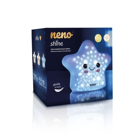 Neno Shine lampa de noapte din silicon pentru copii, in forma de stea - Img 2
