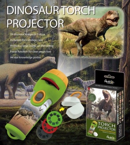 Proiector tip lanterna - Descopera dinozaurii - Img 2