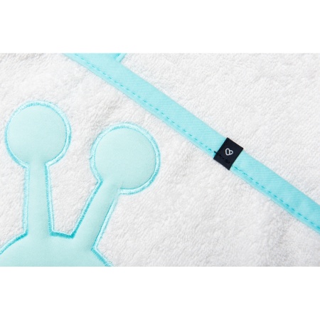 Prosop de baie cu broderie Girafa 100x100 Womar Zaffiro AN-ZG-100 - Img 2