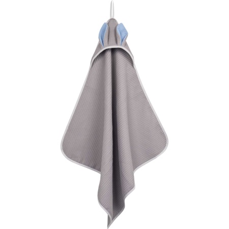 Prosop de baie cu gluga Waffle Bunny 80x80 cm Infantilo IF2511 - Img 4