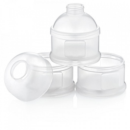 Recipient lapte praf BabyJem cu 3 compartimente (Culoare: Multicolor) - Img 8