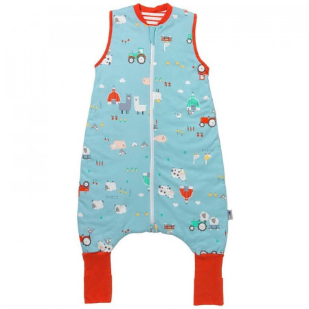Sac de dormit cu picioruse si talpa antiderapanta Farmyard 120 cm 1.0 Tog - Img 2
