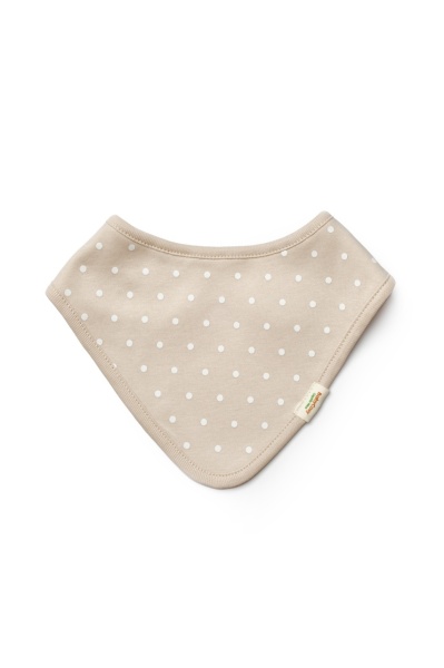 Set de 3 bavete pentru nou nascut, 100% bumbac organic, TeddyBear, BabyCosy - Img 3