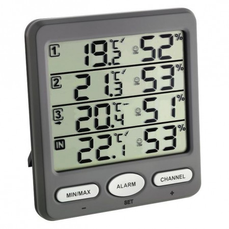 Termo-Higrometru cu 3 senzori wireless TFA 30.3054.10 - Img 2