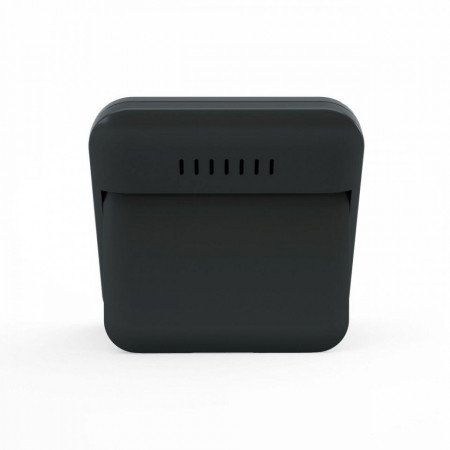 Termometru si higrometru digital de camera, ecran LCD, memorie, suport expandabil cu magnet, negru, AirBi SMILE BI1041 - Img 3