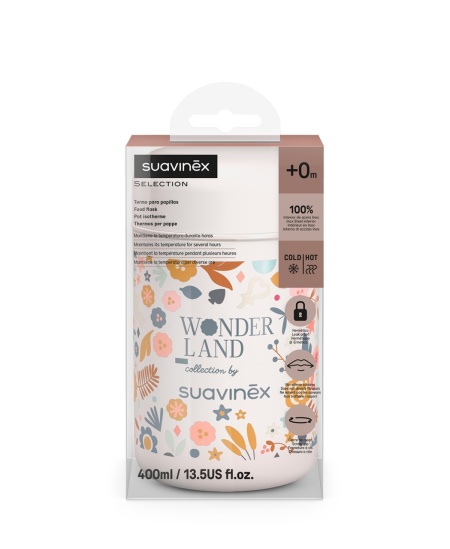Termos alimentar Wonder, 400 ml, liberty, Suavinex - Img 3