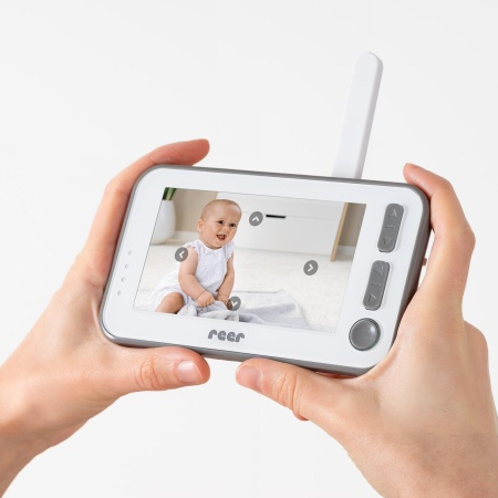 Video monitor digital pentru bebelusi cu camera rotativa si urmarire inteligenta a miscarii, REER BabyCam XL 80440 - Img 6