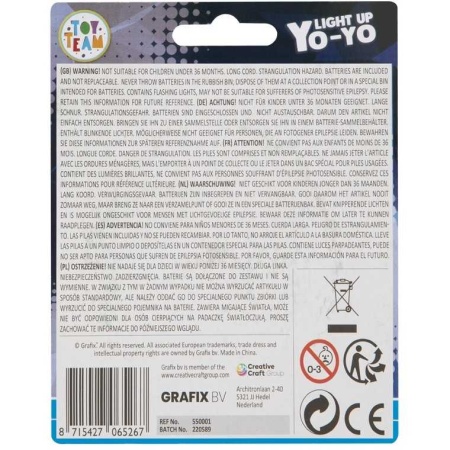 Yo-Yo cu lumini diametru 6.2 cm Grafix GR550001 - Img 5
