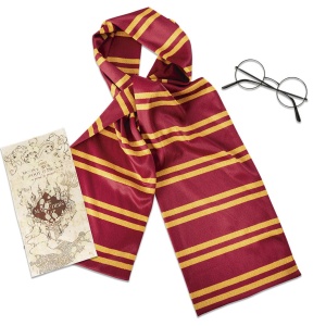 Accesorii Harry Potter - Esarfa, ochelari & harta