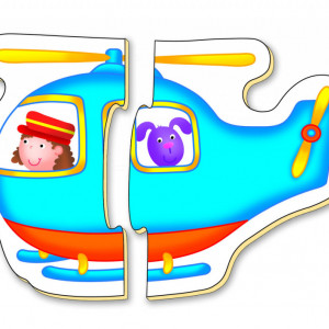 Baby Puzzles: Set de 6 puzzle-uri Transport (2 piese) - Img 5