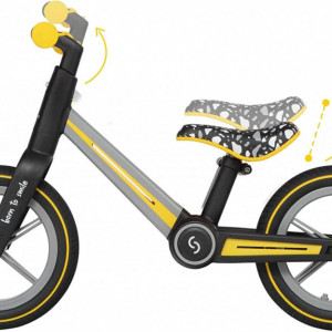 Bicicleta pliabila fara pedale Skiddou Ronny, Galben - Img 5